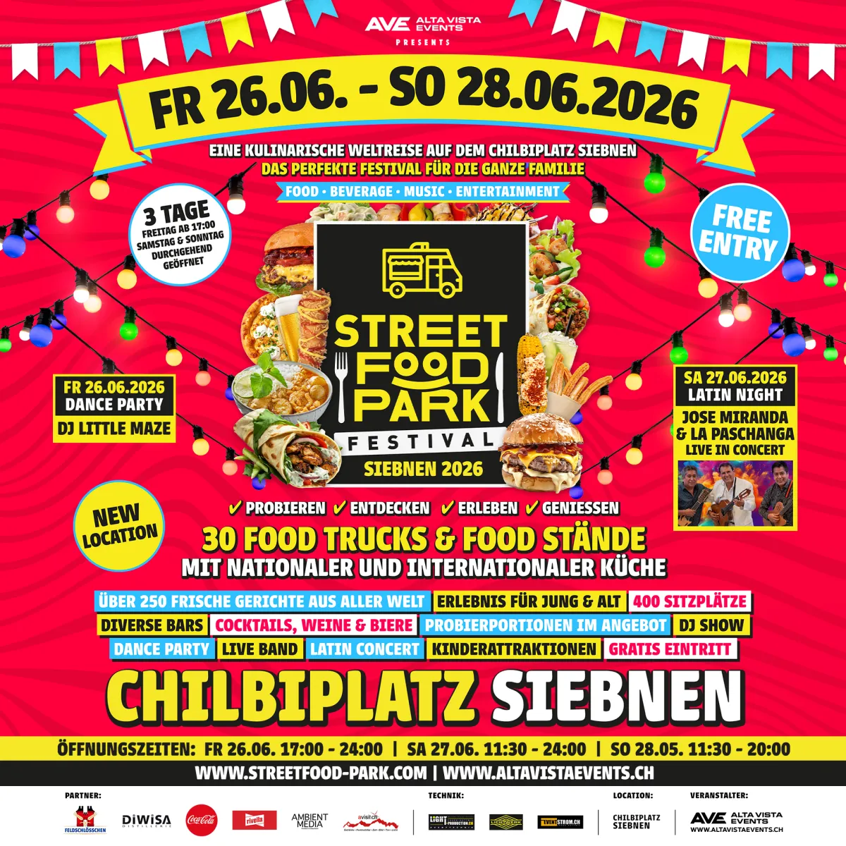 Alta Vista Events AG 1. Street Food Park Festival Siebnen