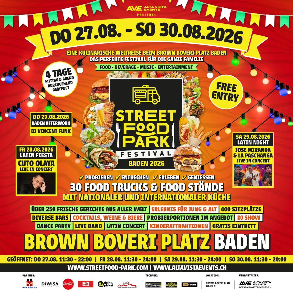 Alta Vista Events AG 2. Street Food Park Festival Baden