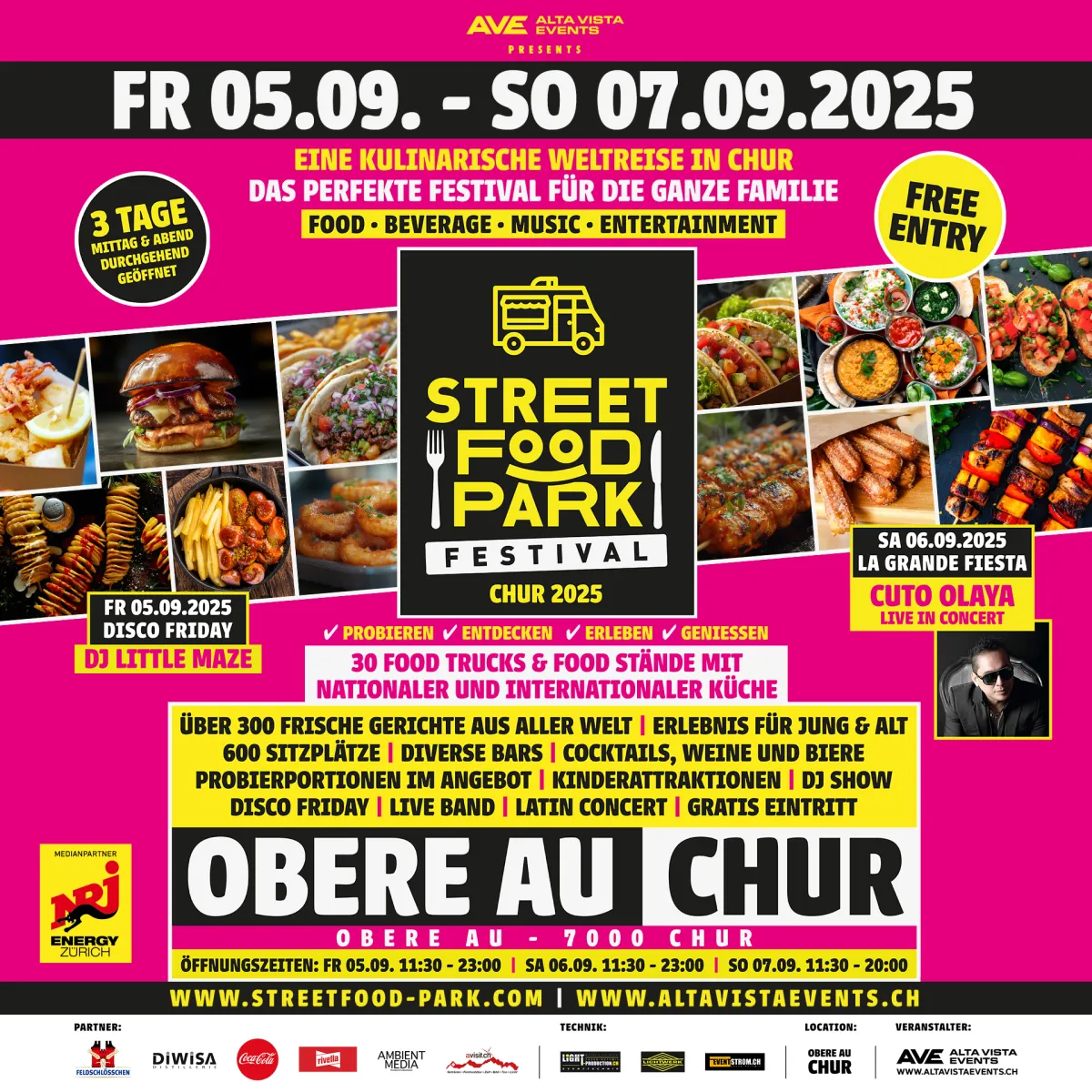 Alta Vista Events GmbH 1. Street Food Park Festival Chur