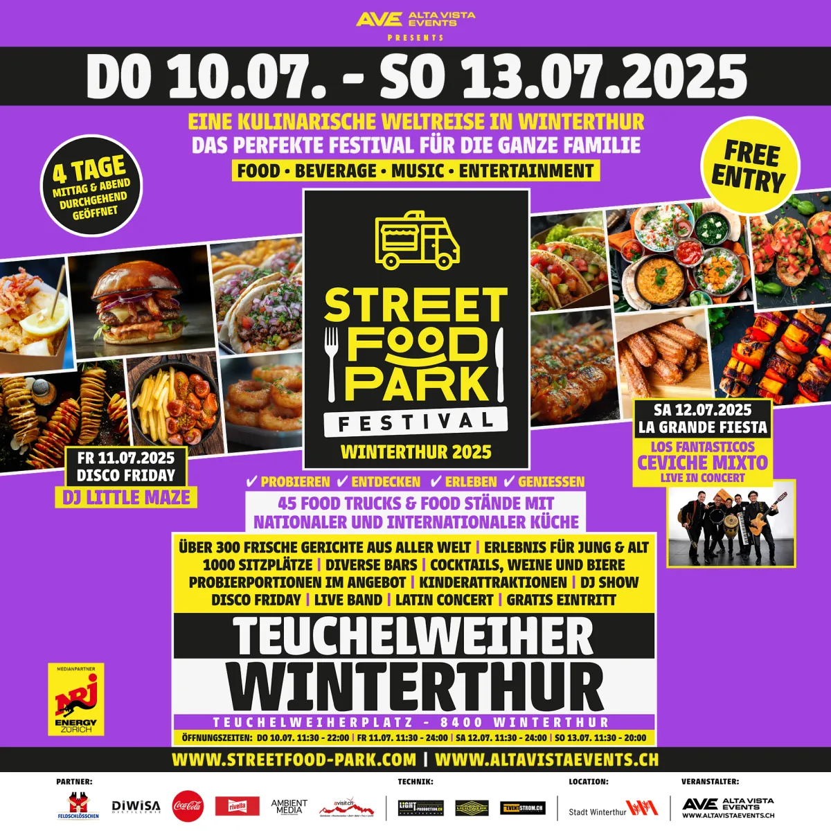 Alta Vista Events GmbH 6. Street Food Park Festival Winterthur