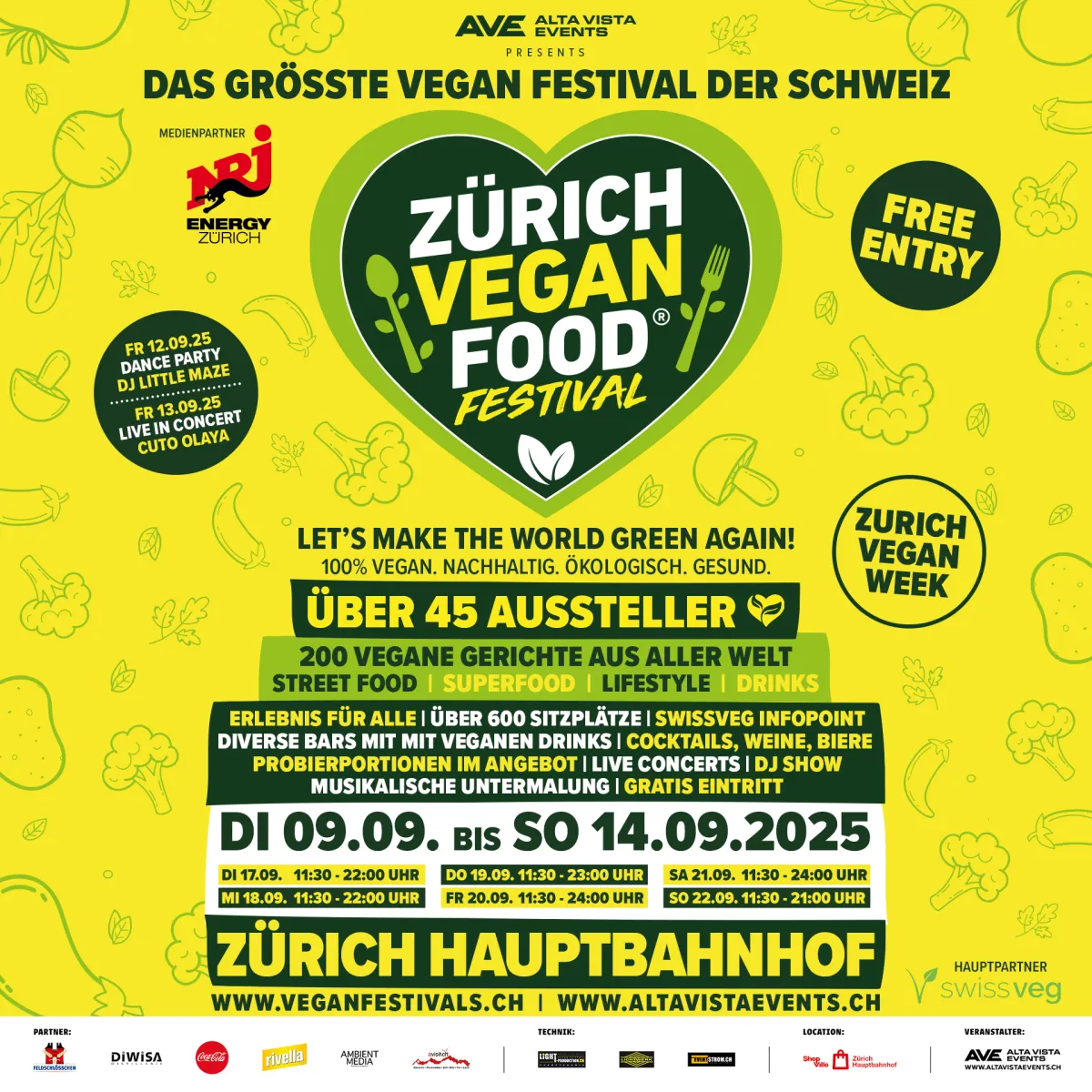 Alta Vista Events GmbH 6. Zürich Vegan Food Festival