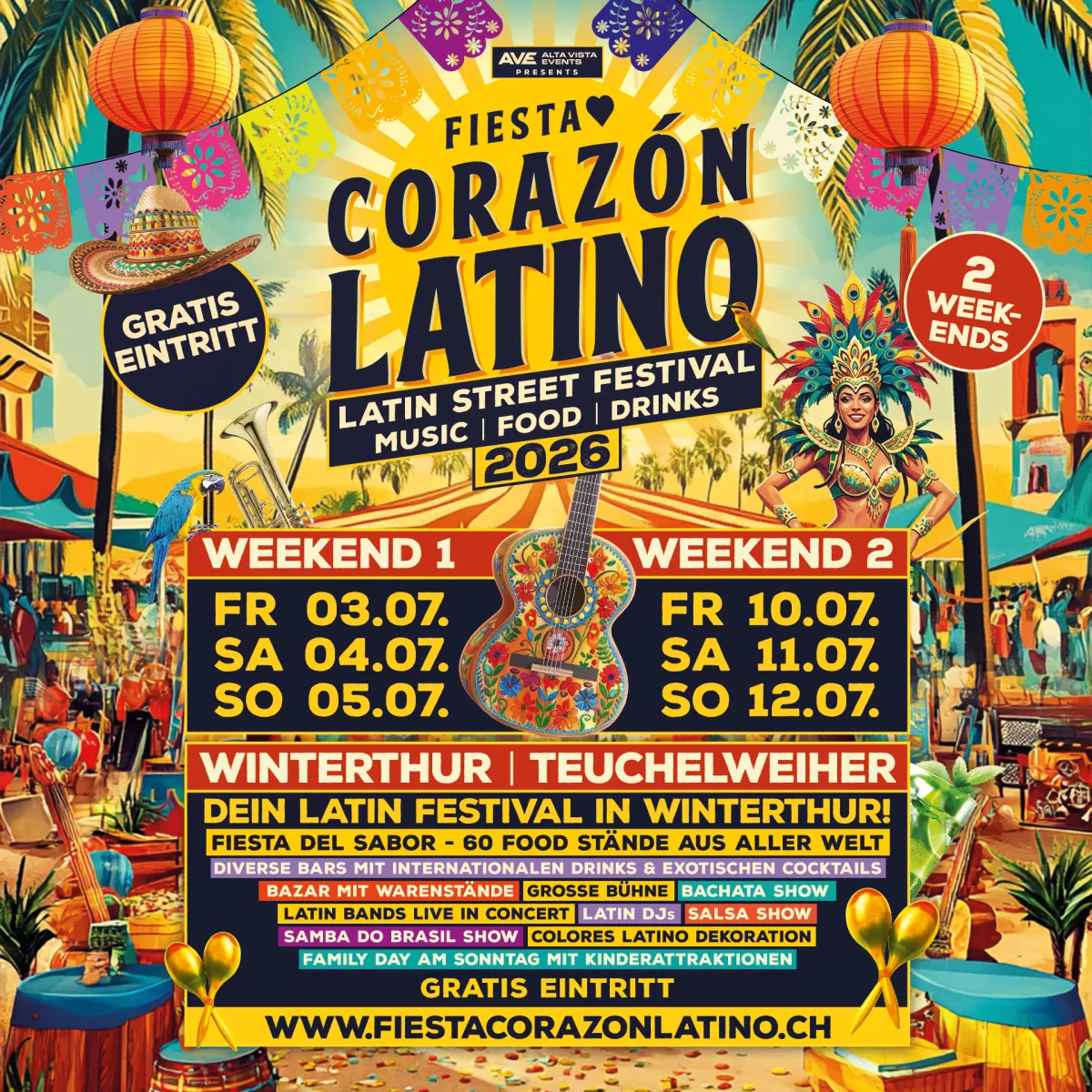 Alta Vista Events GmbH Fiesta Corazón Latino / Weekend 1
